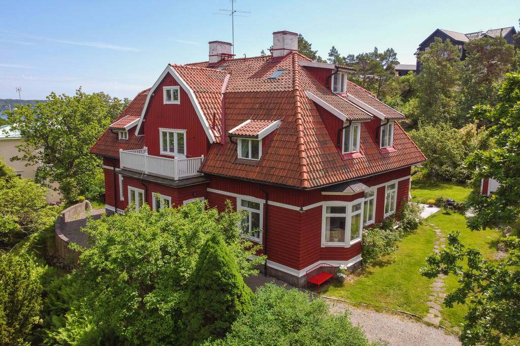 Takbyte garage lertegel återställning. Saltsjöbaden Nacka